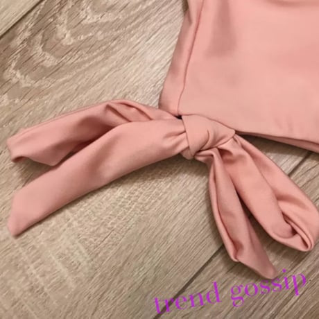 ワンショルハイウエストフローラルボトムビキニ/3色展開/S.M.L/2020SS