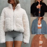 ハイネックプードルファージャケット/4色展開/S〜XXL/2022AW