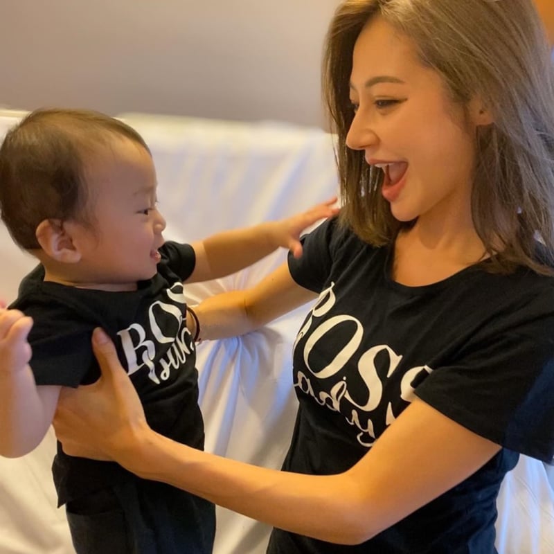 BOSS Lady &BOSS Baby親子ペアTシャツ/お揃い/80～120/S～XXL |