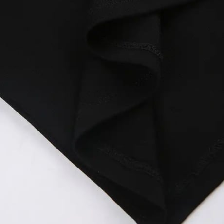 ホワイトカフスギャザーシャツタイトワンピース/S.M.L/2022AW