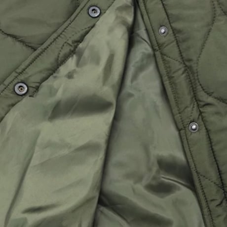 中綿キルティングナイロンシャツコート/シャツ/2色展開/S.M. L/2021 AW