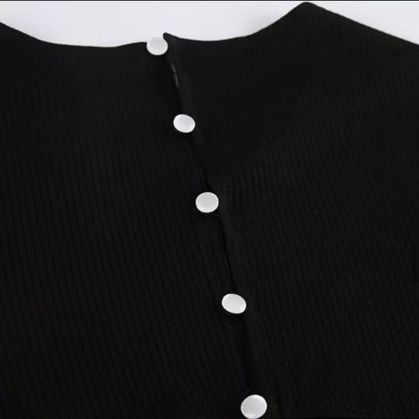 バックトリムリブAラインミニスカートワンピース/4色展開/S.M.L/2022SS