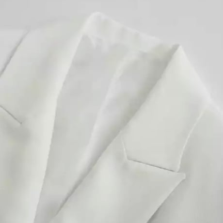 バックトリムホワイトブレザーワンピース/ドレス/S.M.L/2022SS