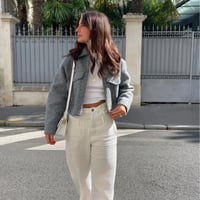 ライクウールグレージャケット/XS〜L/2023AW