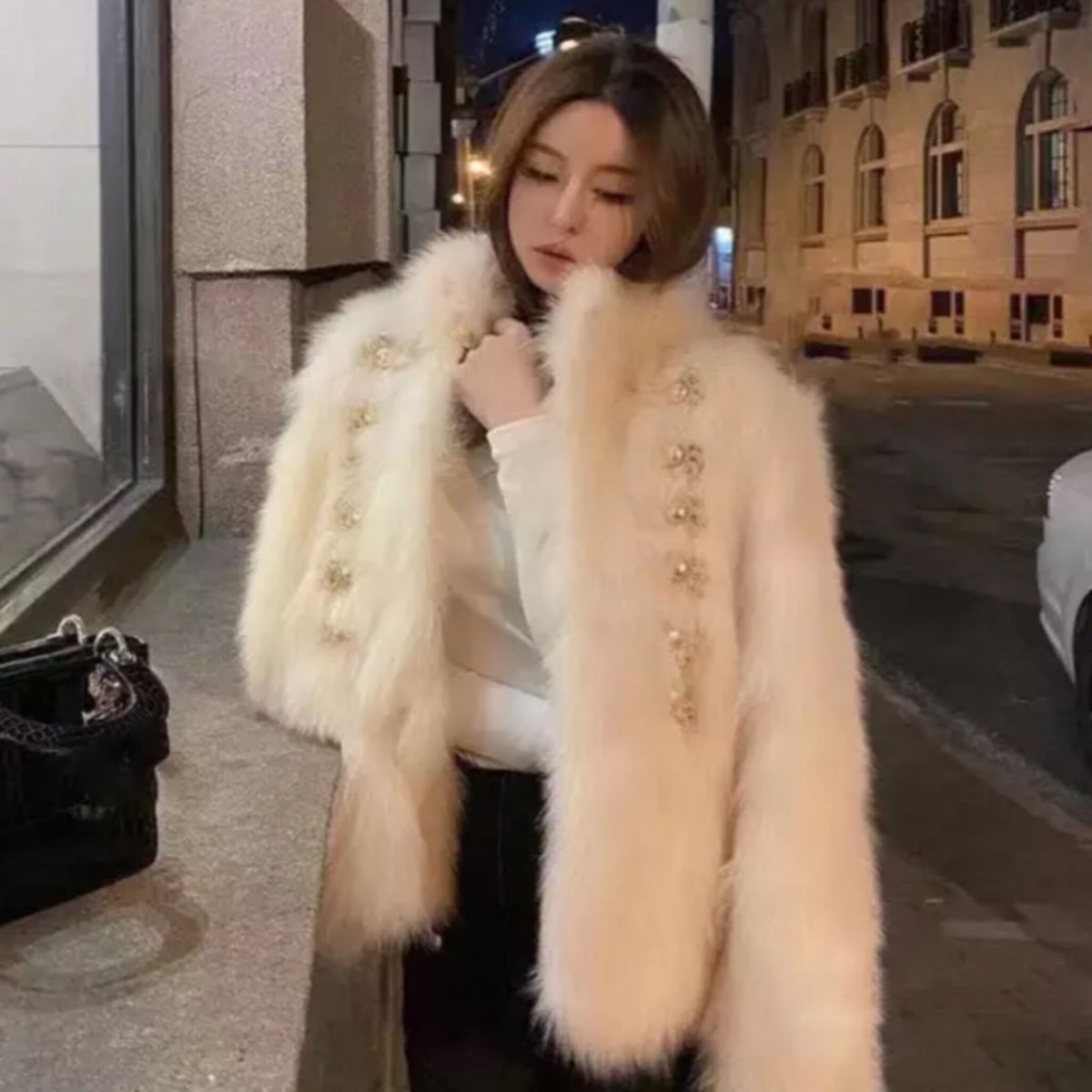 ナポレオンファーコート/アウター/2色展開/S.M.L/2021AW | trendgossip
