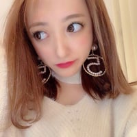 【即納】ゴールドサークルNo.5ピアス/2色展開/アクセサリー