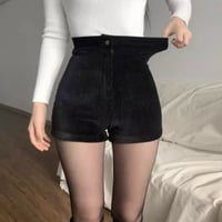 2タイプスーパーストレッチブラックショートパンツ/S〜XXXL/2023SS