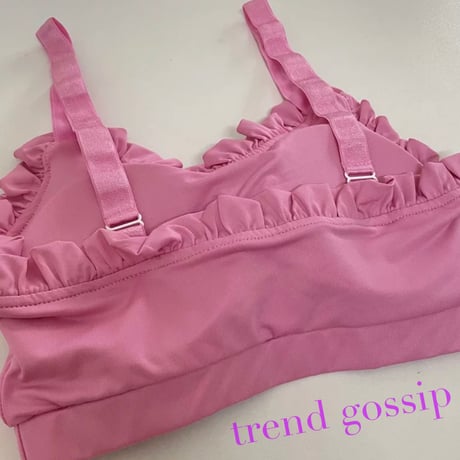 ハイウエストフリルフィットネスセットアップ/トレーニング/2色展開/S.M.L/2020SS