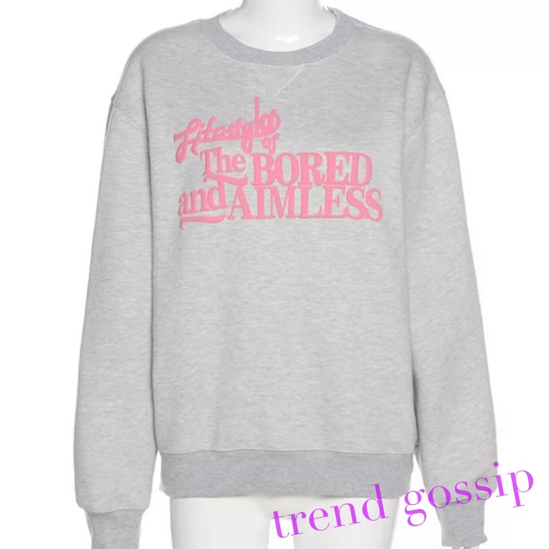 立体ピンクロゴ裏起毛グレートレーナー/S.M.L/2020AW | trendgossip 立体ピンクロゴ裏起毛グレートレーナー/S.M.L/2020AW | trendgossip