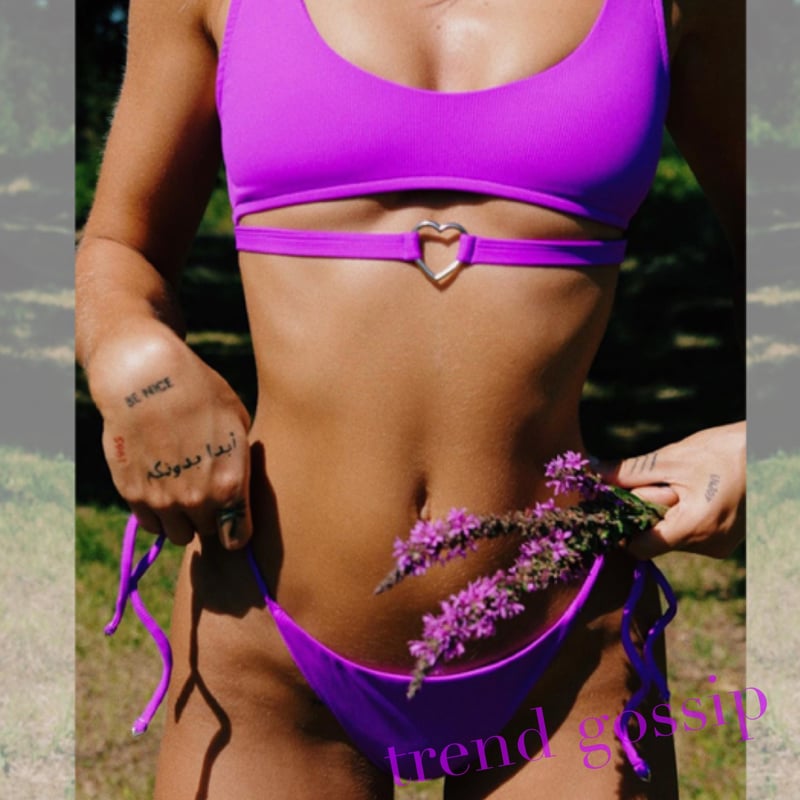 Fwj 競技用ビキニ(used)パープル Fwj 競技用ビキニ(used)パープル 競技用 コンテスト用ビキニ