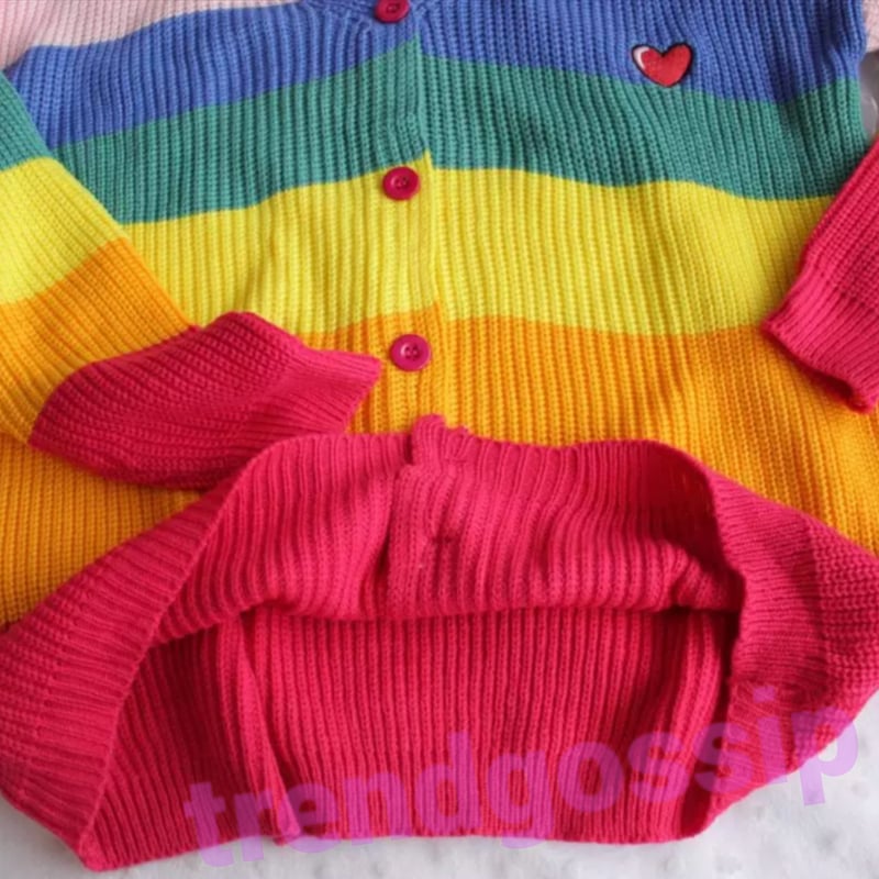 H BEAUTY&YOUTH 24AW レインボー スパーク ニット 1600024Y0101_m1_a043.jpg