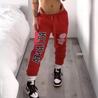 ATLANTAロゴレッドスウェットパンツ/S〜XXL/2022SS
