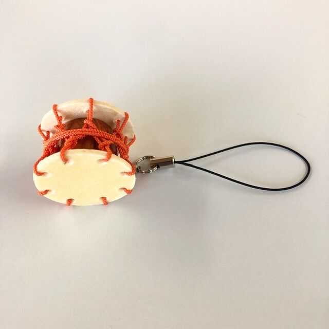 【5体セット】Adoしゃらんしゃらん大和撫子 和太鼓ストラップ とんとん拍子 【橙】 | 有限会社小野﨑太鼓店