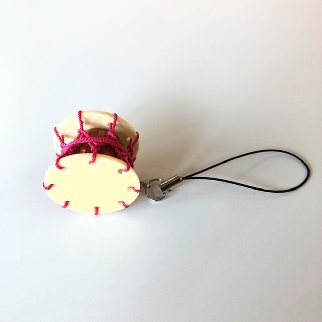 和太鼓ストラップ とんとん拍子 【濃桃】 | 有限会社小野﨑太鼓店