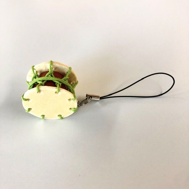 和太鼓ストラップ とんとん拍子 【黄緑】 | 有限会社小野﨑太鼓店