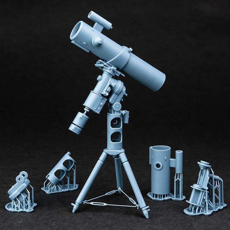 1/12天体望遠鏡GN-170+15N模型組立キット | ワイエスデザイン