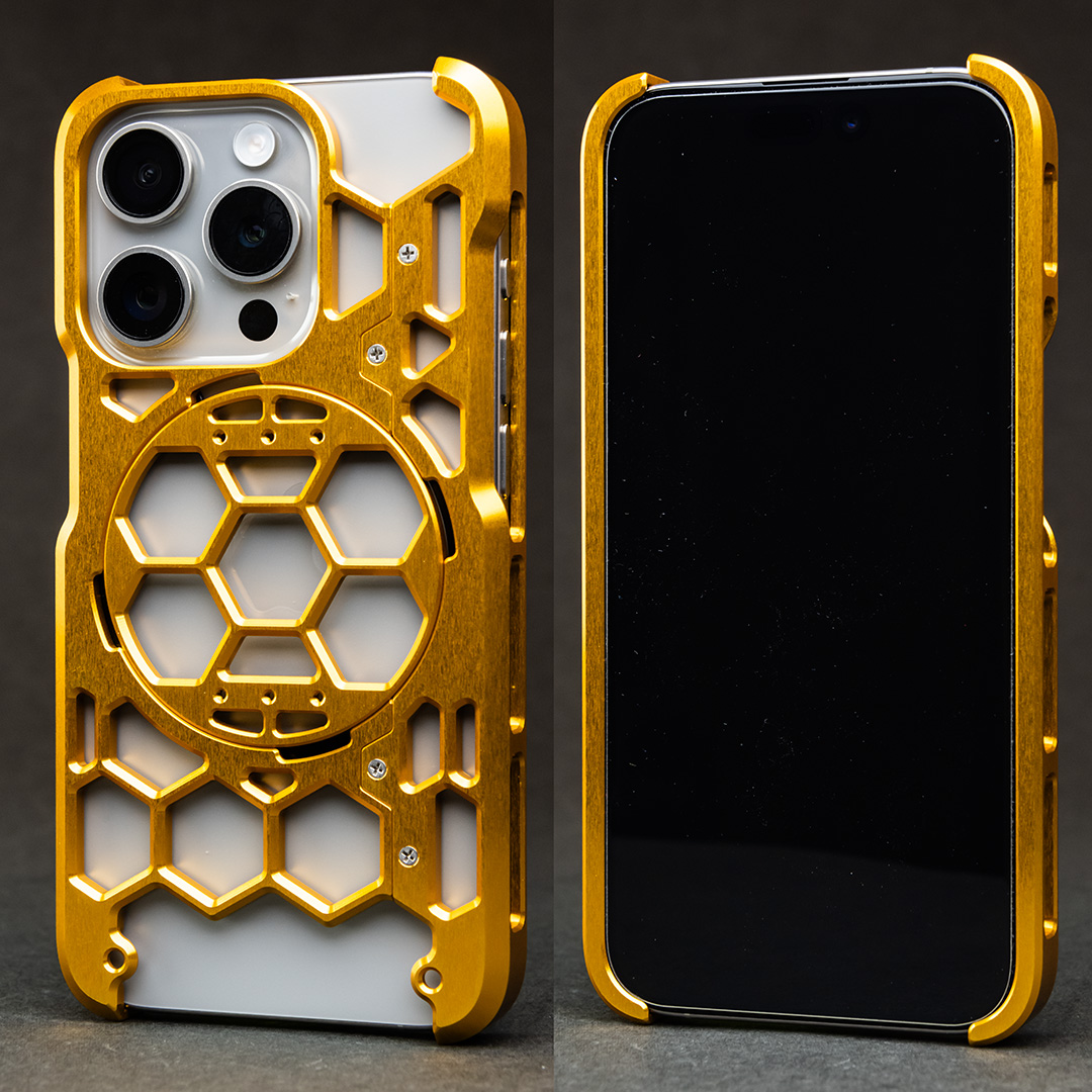 iPhone 16 pro max スマホケース YSデザイン ysdesign ワイエスデザインのiPhone 16 Pro用/16 Pro Max用アルミ合金製