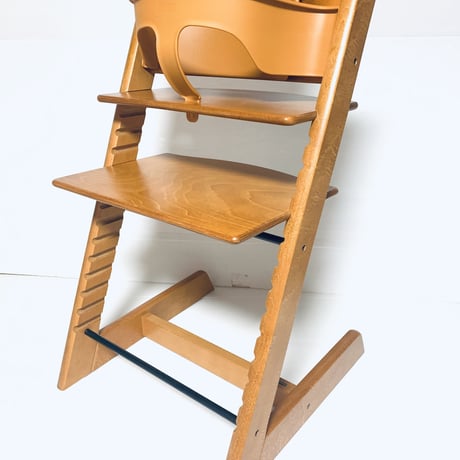 STOKKEストッケ　TRIPP TRAPPトリップトラップ　【中古】オレンジ STOKKE トリップトラップ オレンジ（STOKKE ストッケ トリップ