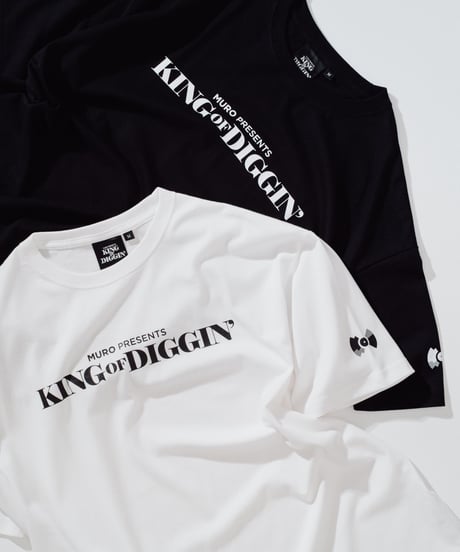 KING OF DIGGIN’ | Standard Logo T-shirts -White-