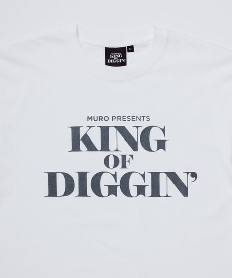 KING OF DIGGIN’ | Official T-shirt - White -