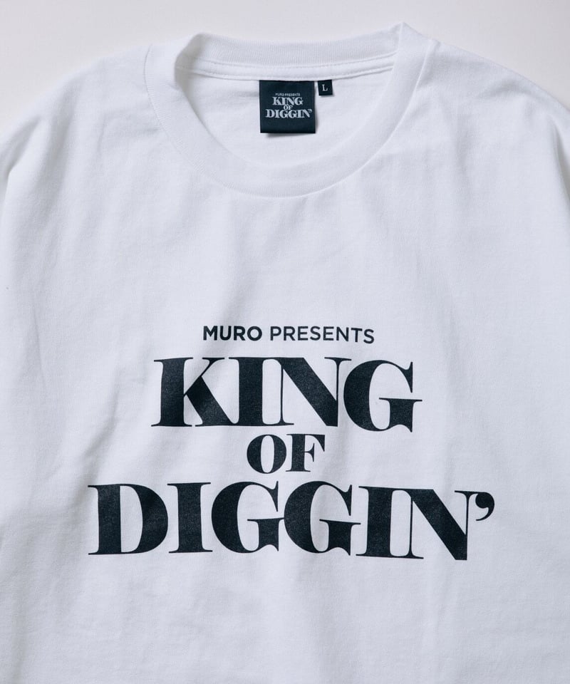 KING OF DIGGIN' | Official T-shirt - White - |