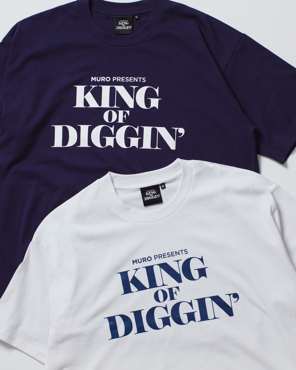 KING OF DIGGIN' | Official T-shirt - NAVY - | C