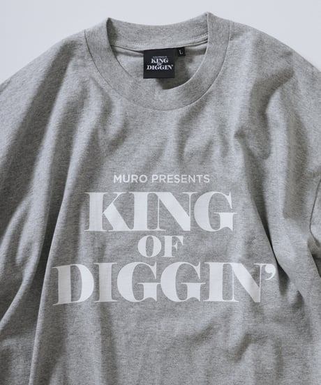 KING OF DIGGIN’ | Official T-shirt - Ash -
