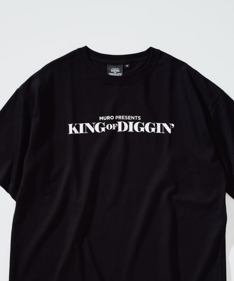 KING OF DIGGIN’ | Standard Logo T-shirts -Black-