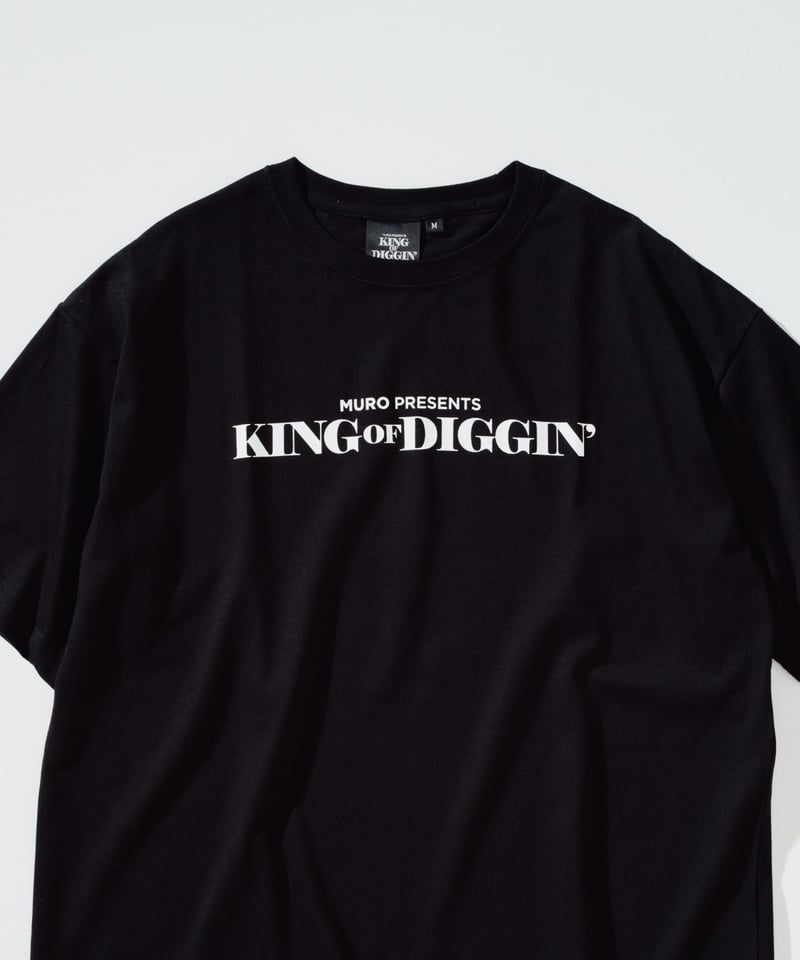 DJ MURO RAPTEES KING OF DIGGIN KODP Tシャツ KING OF DIGGIN' | Standard Logo T-shirts -Black