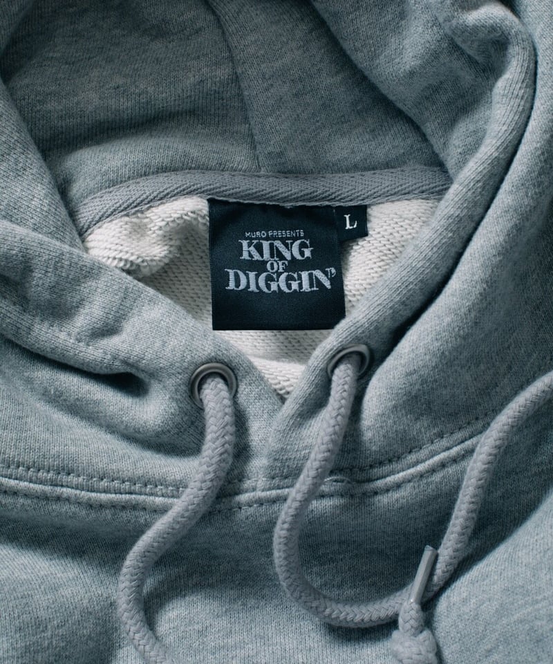 KING OF DIGGIN' | Official Hoodie - Gray - | CH