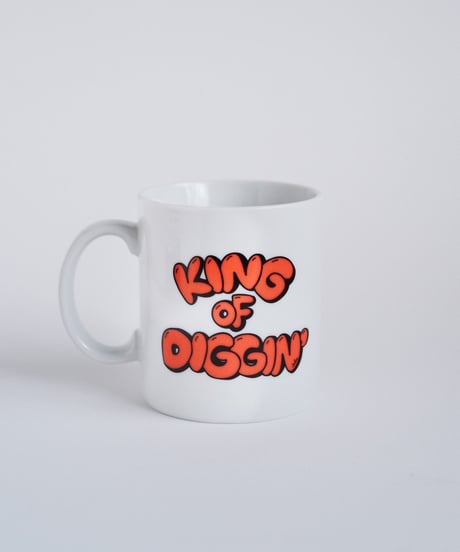 KING OF DIGGIN’×cleofus | KOD cleofus logo Mug -Vivid Red-