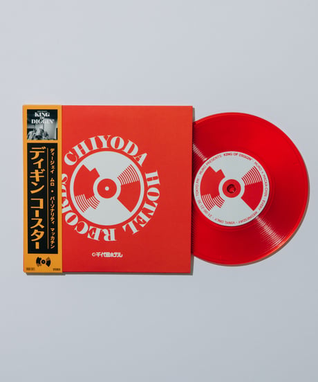 KING OF DIGGIN’×CHIYODA HOTEL | ディギンコースター  - Clear Red -