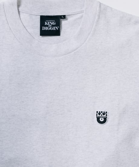 KING OF DIGGIN’×cleofus | Boombox SS T-shirt - Ash -