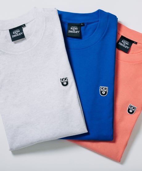 KING OF DIGGIN’×cleofus | Boombox SS T-shirt - Royal -