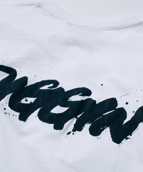 KING OF DIGGIN’×書道家 万美 | Official DIGGIN' T-shirt - White -