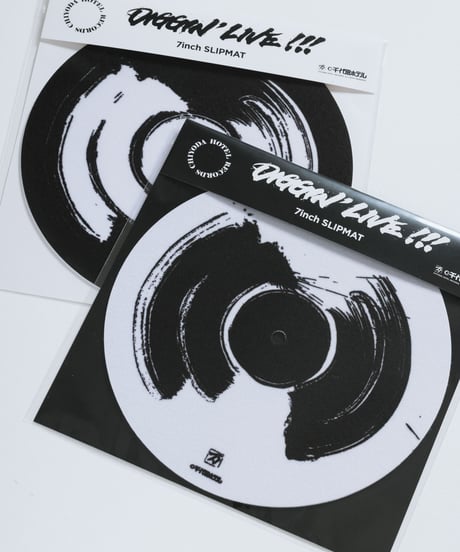 KING OF DIGGIN’×書道家 万美×CHIYODA HOTEL | Official 7inch Slipmat - White -