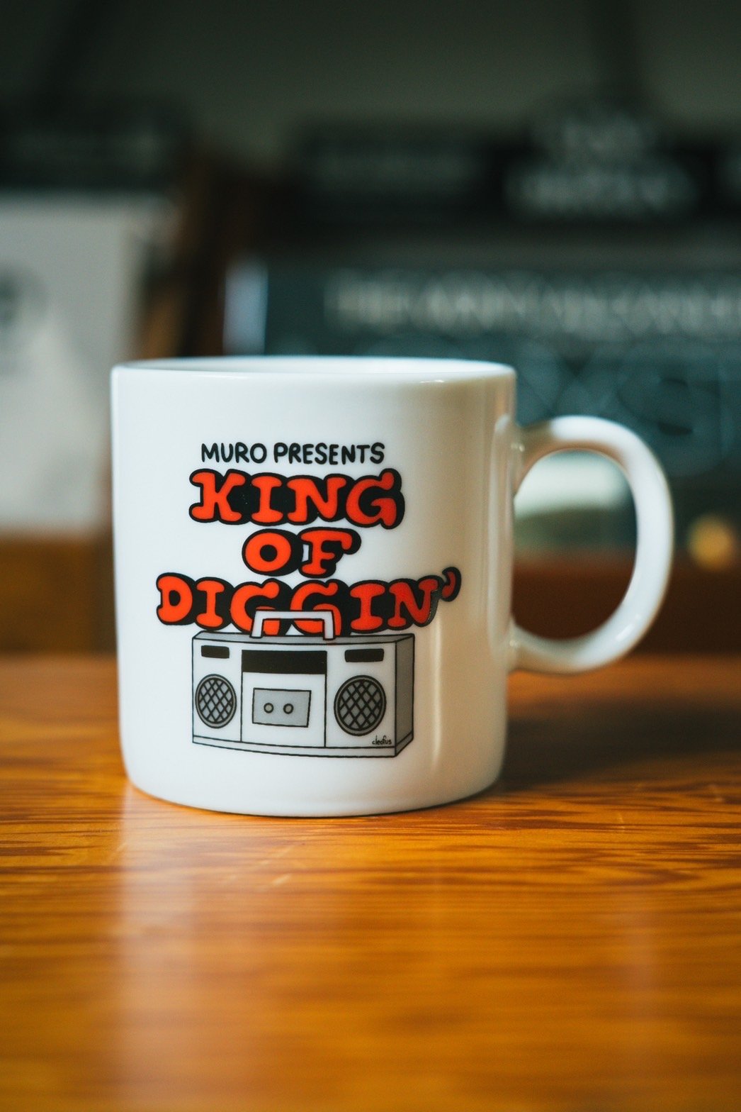 KING OF DIGGIN'×cleofus | Mug -Cassette deck- |
