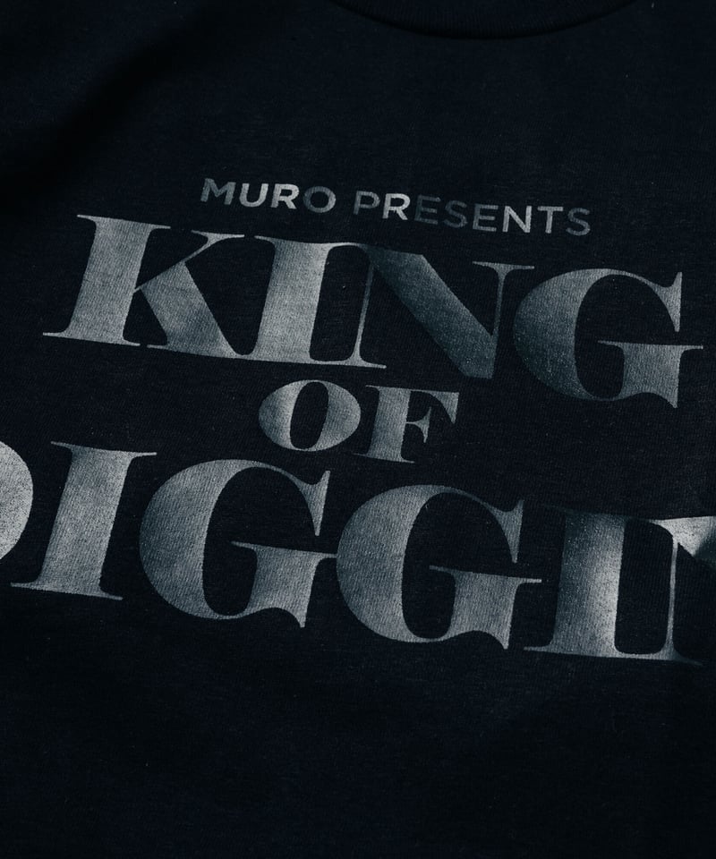 KING OF DIGGIN' | Official T-shirt - Black x Bl