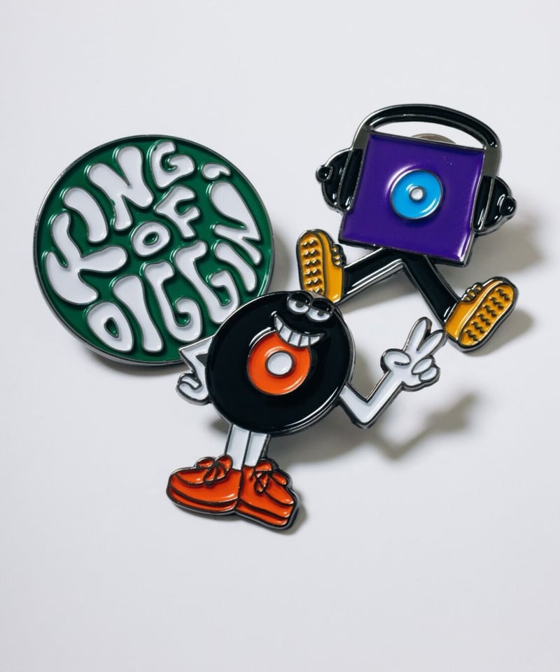 KING OF DIGGIN'×cleofus | PINS PACK | CHIYODA H