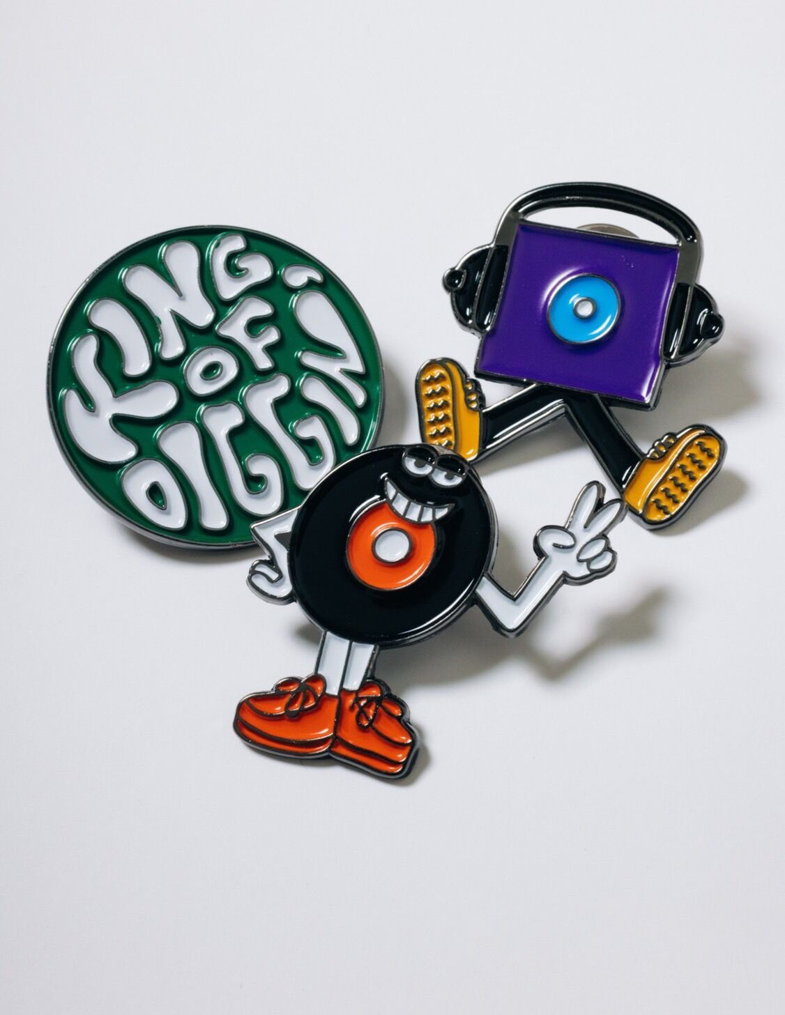 KING OF DIGGIN'×cleofus | PINS PACK | CHIYODA H