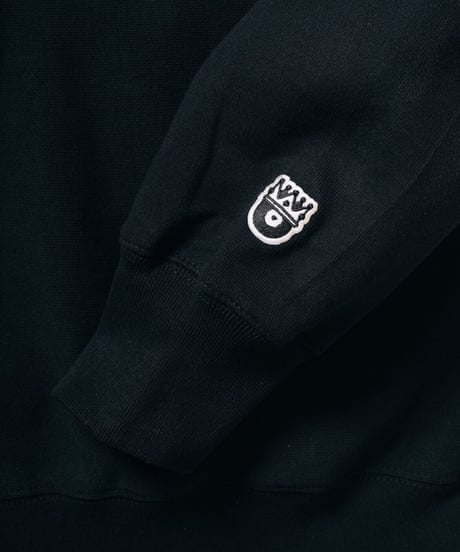 KING OF DIGGIN’×cleofus | Bubble Logo Crewneck - Black -