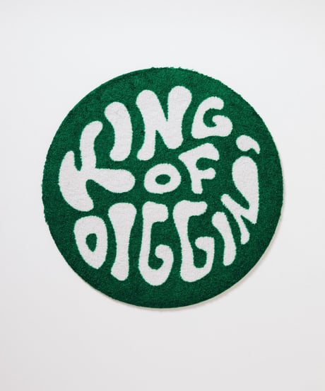 KING OF DIGGIN’×cleofus | FLOOR MAT  - GREEN -