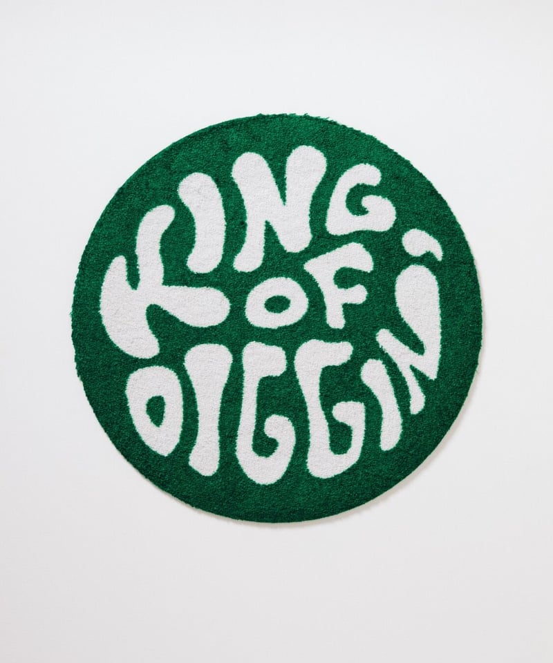 KING OF DIGGIN'×cleofus | FLOOR MAT - GREEN -