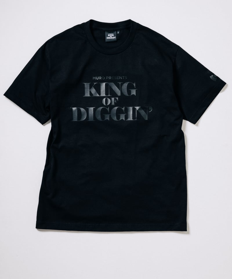 KING OF DIGGIN' | Official T-shirt - Black x Bl