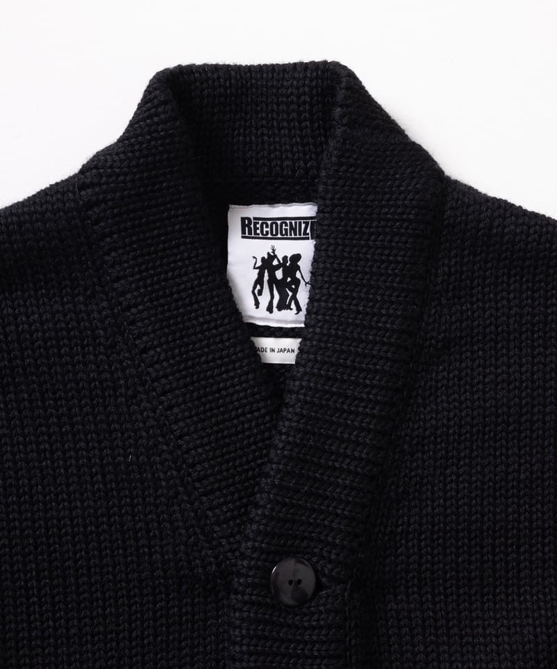 KING OF DIGGIN'×RECOGNIZE | LETTERED CARDIGAN |