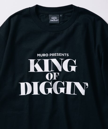 KING OF DIGGIN’ | Official T-shirt - Black -