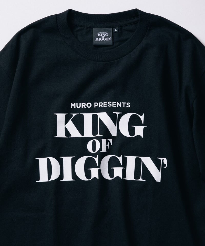 KING OF DIGGIN' | Official T-shirt - Black - |