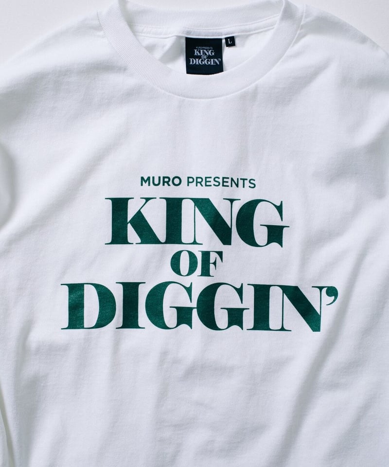 RECOGNIZE KING OF DIGGIN' Tシャツ KING OF DIGGIN' | Official T-shirt - Black - |