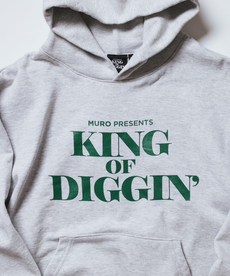 KING OF DIGGIN' | Official Hoodie -Gray- | CHIY KING OF DIGGIN' | Official Hoodie -Gray- | CHIY