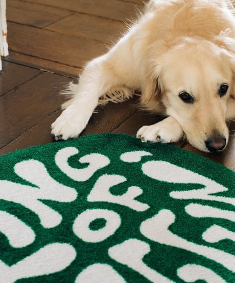 KING OF DIGGIN’×cleofus | FLOOR MAT  - GREEN -